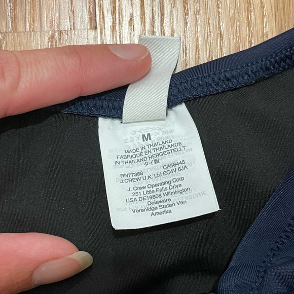 J. Crew Navy One-Shoulder Swim Suit - Picture 7 of 7